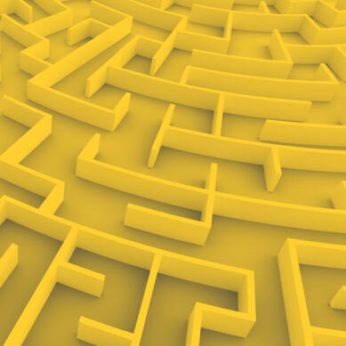 Maze Image of a complex maze
