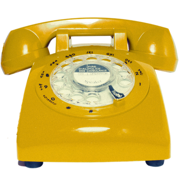 Phone image Image of a vintage dial phone